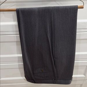 Brooks Brothers 1818 Madison (Traditional Fit) Charcoal Wool Dress Pants